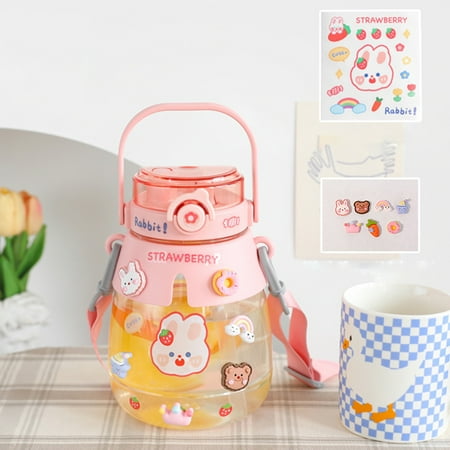 Hariumiu 1300ml/46oz Cartoon Water Bottle with Anti-slid Strap Large Capacity Good Sealing Practical Heat-resistant Water Bottle for Home School Students Boys Girls
Hariumiu 1300ml/46oz Cartoon Water Bottle with Anti-slid Strap Large Capacity Good Sealing Practical Heat-resistant Water Bottle for Home School Students Boys Girls