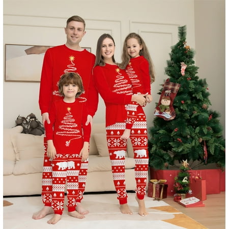 Family Christmas PJs Matching Sets Holiday Pajamas for Women/Men/Kids Printed Long Sleeve Top and Pants Sleepwear
Family Christmas PJs Matching Sets Holiday Pajamas for Women/Men/Kids Printed Long Sleeve Top and Pants Sleepwear