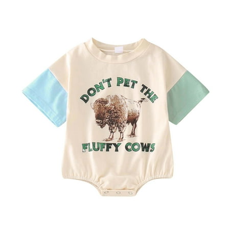 Toddler Boys Basics Long Sleeve Boys Girls Short Sleeve Letter Cartoon Printed Pullover Romper Sweatshirt Bodysuits
Toddler Boys Basics Long Sleeve Boys Girls Short Sleeve Letter Cartoon Printed Pullover Romper Sweatshirt Bodysuits