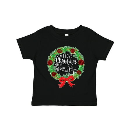 Inktastic I Love Christmas with My Nana and Papa Wreath Gift Toddler Boy or Toddler Girl T-Shirt
Inktastic I Love Christmas with My Nana and Papa Wreath Gift Toddler Boy or Toddler Girl T-Shirt