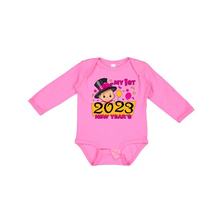 Inktastic My First New Year- 2023- Baby Girl in Top Hat Gift Baby Girl Long Sleeve Bodysuit
Inktastic My First New Year- 2023- Baby Girl in Top Hat Gift Baby Girl Long Sleeve Bodysuit