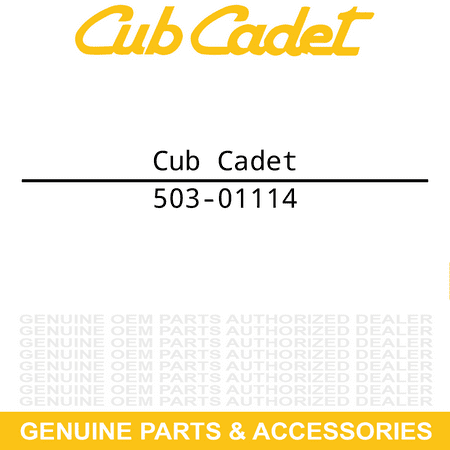 CUB CADET 503-01114 Self Locking Nut M14x1.5 Challenger MX750 MX550 EPS CX750