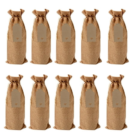 Zchome 1 Set Wine Bags Universal Protective Imitation Linen Widely Applied Bottle Wraps for Party
Zchome 1 Set Wine Bags Universal Protective Imitation Linen Widely Applied Bottle Wraps for Party