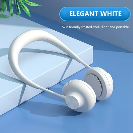 STEADY Leafless Fan USB Rechargeable Neckband Lazy Neck Hanging Style Dual Fan White
STEADY Leafless Fan USB Rechargeable Neckband Lazy Neck Hanging Style Dual Fan White