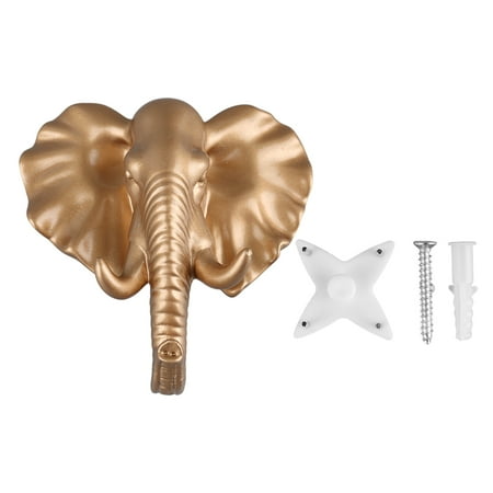 Resin Animal Shape Hook Wall Mounted Hanging Hook Decorative Hook for Coat Towel Key Golden Elephant
Resin Animal Shape Hook Wall Mounted Hanging Hook Decorative Hook for Coat Towel Key Golden Elephant