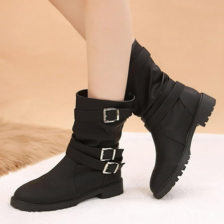 Pejock Women s Mid-Calf Boots Women s Retro Western Cowboy Short Booties Large Size Chunky Low Heel Snow Boots Winter Keep Warm Hiking Combat Boots Outdoor Non-Slip Low Heels Mid-calf Boots
Pejock Women s Mid-Calf Boots Women s Retro Western Cowboy Short Booties Large Size Chunky Low Heel Snow Boots Winter Keep Warm Hiking Combat Boots Outdoor Non-Slip Low Heels Mid-calf Boots