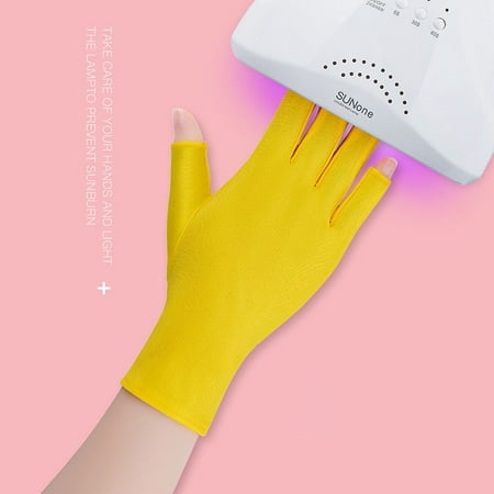 opvise 1 Pair Nail Gloves Breathable UV-Resistant No Odor Elastic Washable Sun Protection Polyester Professional Half Finger Style UV Shield Gloves Nail Supplies
opvise 1 Pair Nail Gloves Breathable UV-Resistant No Odor Elastic Washable Sun Protection Polyester Professional Half Finger Style UV Shield Gloves Nail Supplies