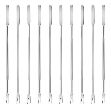 Frcolor 1 Set 10 Pcs Stainless Steel Seafood Forks Multipurpose Nut Picks (Silver)
Frcolor 1 Set 10 Pcs Stainless Steel Seafood Forks Multipurpose Nut Picks (Silver)