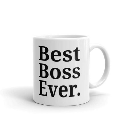 

15 oz Inspirational Manager Gifts Worlds Best Boss Ever Office Unique Novelty Ceramic Coffee Mug