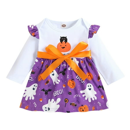 ZMHEGW Baby Girls Pumpkin Festival Pumpkin Cartoon Print Long Sleeve Bow Princess Dress Party Dresses Clothing
ZMHEGW Baby Girls Pumpkin Festival Pumpkin Cartoon Print Long Sleeve Bow Princess Dress Party Dresses Clothing