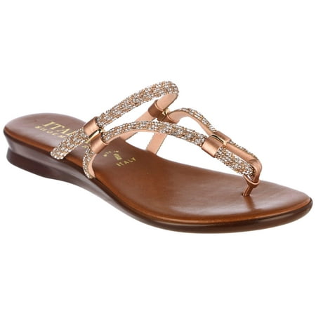 ITALIAN SHOEMAKER WOMENS ROYALE SANDALS 9 Rose gold