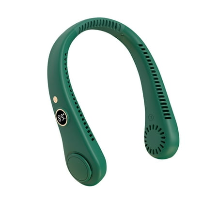 HHei_K LED Digital Display USB Wearable Fan - 5 Wind Speeds Hanging No Hair Twisting Leaf Less Portable Outdoor Hanging Neck Lazy Necklace Fan Gifts
HHei_K LED Digital Display USB Wearable Fan - 5 Wind Speeds Hanging No Hair Twisting Leaf Less Portable Outdoor Hanging Neck Lazy Necklace Fan Gifts