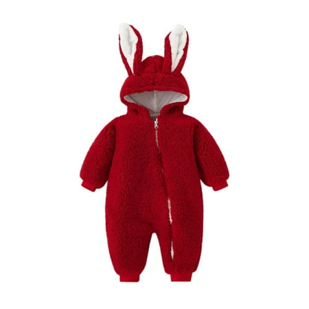 Yuanyu Baby Boys Girls Winter Fleece Jumpsuit Hooded Snowsuit Toddler Thicken Cartoon Ears Warm Pajamas Romper Outwear 0-12 Months
Yuanyu Baby Boys Girls Winter Fleece Jumpsuit Hooded Snowsuit Toddler Thicken Cartoon Ears Warm Pajamas Romper Outwear 0-12 Months
