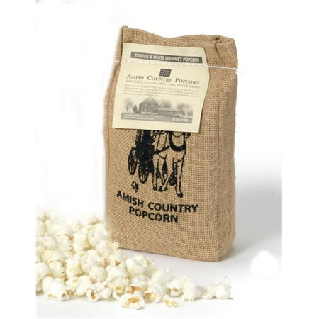 Wabash Valley Farms Gourmet Popping Corn- Burlap Bag Medium White 2 lb
