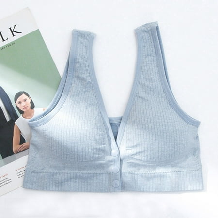 Frehsky bras for women Pregnant Women s Plain Color Bra Maternity Nursing Bras bras for women no underwire Blue
Frehsky bras for women Pregnant Women s Plain Color Bra Maternity Nursing Bras bras for women no underwire Blue