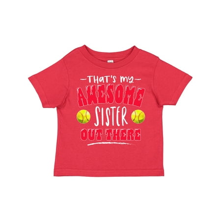 Inktastic That s My Awesome Sister out There with Softballs Gift Toddler Boy or Toddler Girl T-Shirt
Inktastic That s My Awesome Sister out There with Softballs Gift Toddler Boy or Toddler Girl T-Shirt