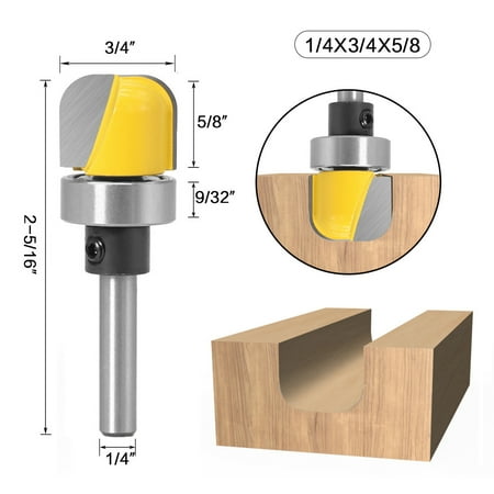 fanshao 1/4inch/6mm Shank Solid Milling Cutter Woodworking Router Bit Carpentry Tool 
fanshao 1/4inch/6mm Shank Solid Milling Cutter Woodworking Router Bit Carpentry Tool