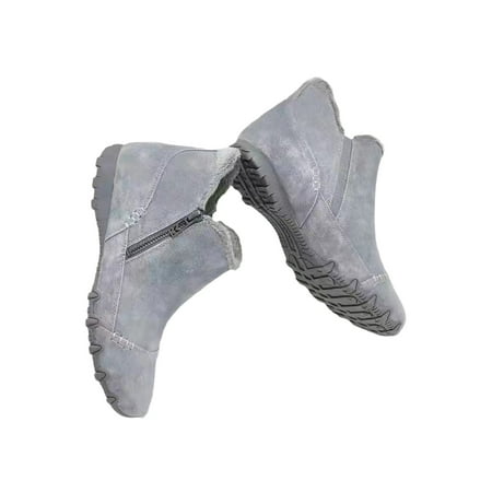 Rockomi Womens Warm Booties Plush Lined Winter Boot Comfort Snow Boots Ladies Fashion Leopard Print Ankle Bootie Slip Resistant Faux Fur Gray 5.5
Rockomi Womens Warm Booties Plush Lined Winter Boot Comfort Snow Boots Ladies Fashion Leopard Print Ankle Bootie Slip Resistant Faux Fur Gray 5.5