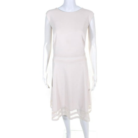 Pre-owned|Calvin Klein Womens Back Zip Sleeveless Scoop Neck Mesh Trim Dress Beige 18W
Pre-owned|Calvin Klein Womens Back Zip Sleeveless Scoop Neck Mesh Trim Dress Beige 18W