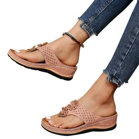 Strap Sandals Sandals Comfy Slider Roman T Open Women Toe Summer Support Slip Flip Flops Flat On Clip Bottomed With Arch Women s Black Dress Sandals for Women Wide Go
Strap Sandals Sandals Comfy Slider Roman T Open Women Toe Summer Support Slip Flip Flops Flat On Clip Bottomed With Arch Women s Black Dress Sandals for Women Wide Go