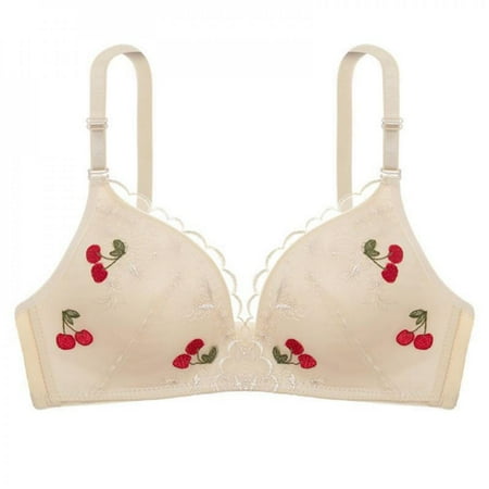 Elaydool The Korean Version Of The Fruit Embroidery Printing Light and Thin Style Underwear Cute Student Girl Style Thin Cup Bra
Elaydool The Korean Version Of The Fruit Embroidery Printing Light and Thin Style Underwear Cute Student Girl Style Thin Cup Bra