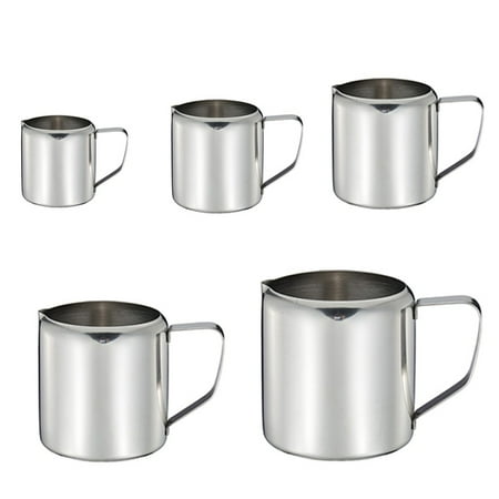 Stainless Steel Frothing Coffee Pitcher Pull Flower Cup Milk Pot Espresso Cups Latte Art Milk Frother Frothing Jug H 150ml
Stainless Steel Frothing Coffee Pitcher Pull Flower Cup Milk Pot Espresso Cups Latte Art Milk Frother Frothing Jug H 150ml