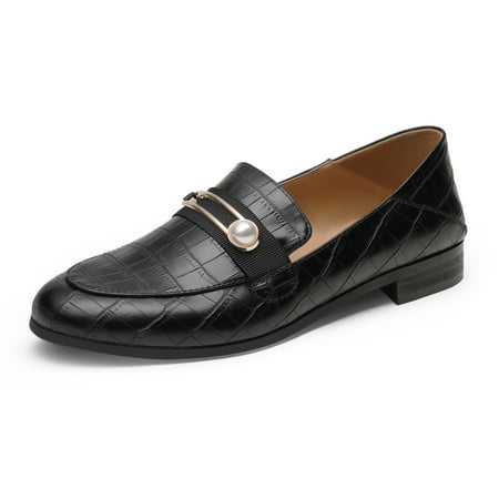 Loafers for Women Slip On Comfortable Round Toe Casual Fashion Flats Driving Shoes SDLS2207W BLACK/PATENT/LEATHER Size 9.5
Loafers for Women Slip On Comfortable Round Toe Casual Fashion Flats Driving Shoes SDLS2207W BLACK/PATENT/LEATHER Size 9.5