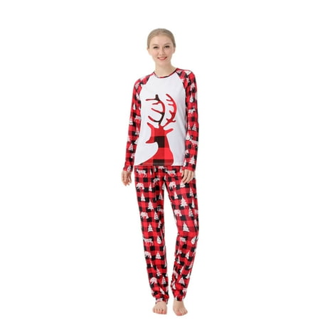 Scyoekwg Christmas Pyjamas Adult Kids Round Neck Long Sleeve and Long Pants Pajamas Set Christmas Pattern Print Winter Warm Holiday Family Comfy Loose Family Sleepwear Red L
Scyoekwg Christmas Pyjamas Adult Kids Round Neck Long Sleeve and Long Pants Pajamas Set Christmas Pattern Print Winter Warm Holiday Family Comfy Loose Family Sleepwear Red L