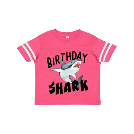 Inktastic Birthday Shark Gift Toddler Boy or Toddler Girl T-Shirt