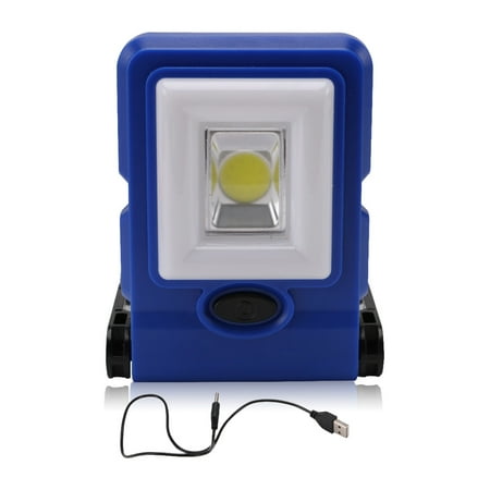 COB LED Work Light Foldable with Hook USB Rechargeable Flashlight Powerful Inspection Lights Lighting Tool for Fishing Blue
COB LED Work Light Foldable with Hook USB Rechargeable Flashlight Powerful Inspection Lights Lighting Tool for Fishing Blue