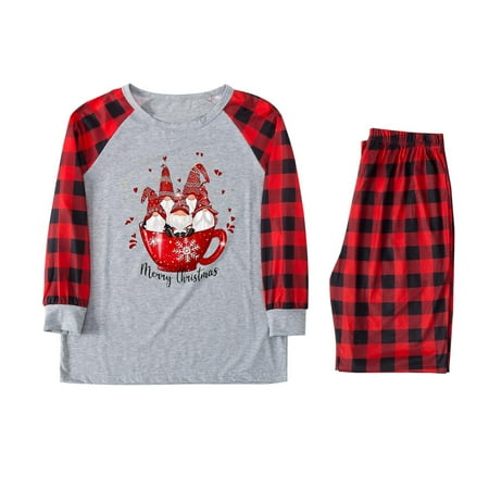 Felirenzacia Christmas Women Mom Plaid Print Blouse Tops+Pants Family Clothes Pajamas
Felirenzacia Christmas Women Mom Plaid Print Blouse Tops+Pants Family Clothes Pajamas