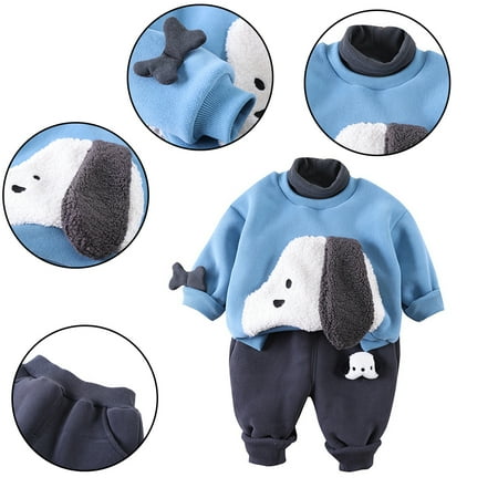 KYAIGUO Toddler Boys Girls Clothes Pant Set for Newborn Baby Tops + Pants Set Padded Cartoon Warm Winter Sweatsuit for 5M-5Y
KYAIGUO Toddler Boys Girls Clothes Pant Set for Newborn Baby Tops + Pants Set Padded Cartoon Warm Winter Sweatsuit for 5M-5Y