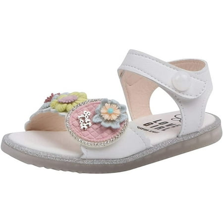 Baby Girls Sandals Soft Hook Loop Rubber Sandals Floral Non-Slip Shoes Summer for Toddler/Little Kid/Big Kid
Baby Girls Sandals Soft Hook Loop Rubber Sandals Floral Non-Slip Shoes Summer for Toddler/Little Kid/Big Kid