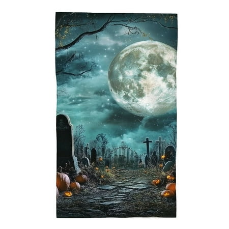 FUMJ Pumpkins Moon Cemetery 1PC Towel Funny Kitchen Towels for Bathroom Hotel Gym and Spa Microfiber Towels 27.5x16in
FUMJ Pumpkins Moon Cemetery 1PC Towel Funny Kitchen Towels for Bathroom Hotel Gym and Spa Microfiber Towels 27.5x16in