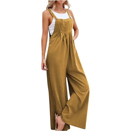 CebDs 2023 Jumpsuits for Women Casual Womens Casual Short Sleeve Loose Crew Neck Belted Wide Leg Romper Jumpsuits
CebDs 2023 Jumpsuits for Women Casual Womens Casual Short Sleeve Loose Crew Neck Belted Wide Leg Romper Jumpsuits