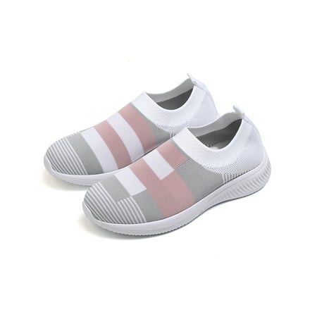 Lacyhop Women Sports Nonslip Casual Flats Breathable Pull On Loafers Lightweight Round Toe Walking Shoes Gray White 5.5
Lacyhop Women Sports Nonslip Casual Flats Breathable Pull On Loafers Lightweight Round Toe Walking Shoes Gray White 5.5