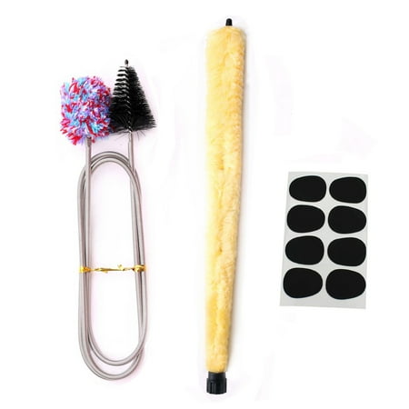 Saxophone Cleaning Kit Neck Saver Saxofono Maintain Care Tool with Double Ended Brush Long Cleaning Rod 8pcs Mouthpiece Cushions
Saxophone Cleaning Kit Neck Saver Saxofono Maintain Care Tool with Double Ended Brush Long Cleaning Rod 8pcs Mouthpiece Cushions