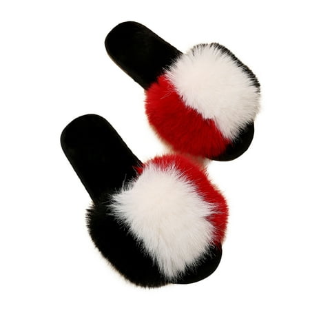 Gubotare Womens House Slippers Women s Fuzzy Slippers Fluffy Comfy House Shoes Indoor Red 8
Gubotare Womens House Slippers Women s Fuzzy Slippers Fluffy Comfy House Shoes Indoor Red 8