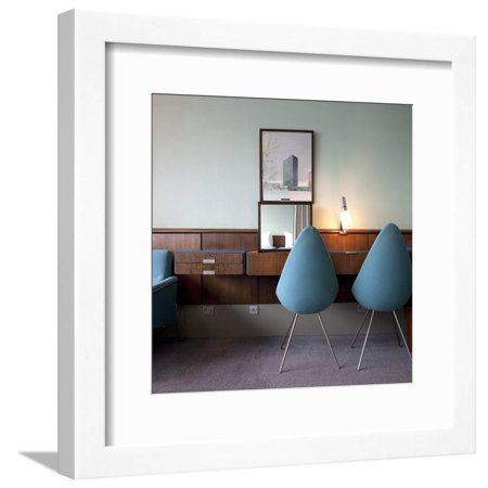 Arne Jacobsen Suite 606 in Sas Radisson Blue Royal Hotel, Copenhagen, Denmark Framed Print Wall Art