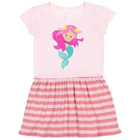 Inktastic Pretty Mermaid With Long Pink Hair and Green Tail Gift Toddler Girl Dress
Inktastic Pretty Mermaid With Long Pink Hair and Green Tail Gift Toddler Girl Dress