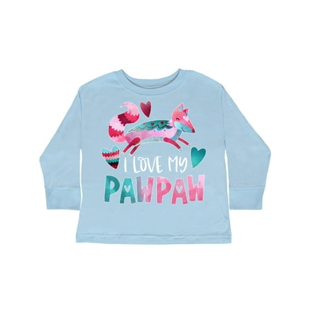 Inktastic I Love My Pawpaw Pink and Blue Fox with Hearts Gift Toddler Boy or Toddler Girl Long Sleeve T-Shirt
Inktastic I Love My Pawpaw Pink and Blue Fox with Hearts Gift Toddler Boy or Toddler Girl Long Sleeve T-Shirt