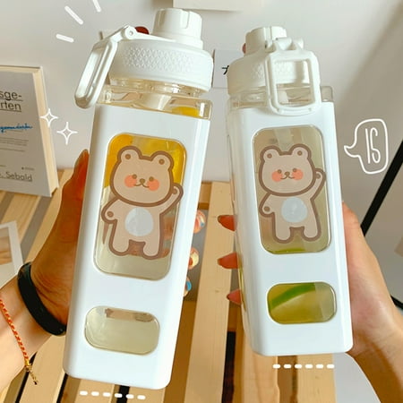 Ameiqe Custom Motivational Water Bottle Cute Bear Water Cups Suitable for Camping(White 900ml)
Ameiqe Custom Motivational Water Bottle Cute Bear Water Cups Suitable for Camping(White 900ml)