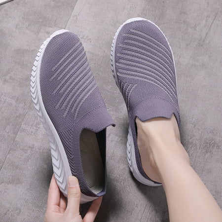 ERTUTUYI Women s New Middle Aged Mother Wears Baotou Semi Slippers Flat Bottom Soft Mesh Sports Breathable Casual Shoes Purple 37
ERTUTUYI Women s New Middle Aged Mother Wears Baotou Semi Slippers Flat Bottom Soft Mesh Sports Breathable Casual Shoes Purple 37