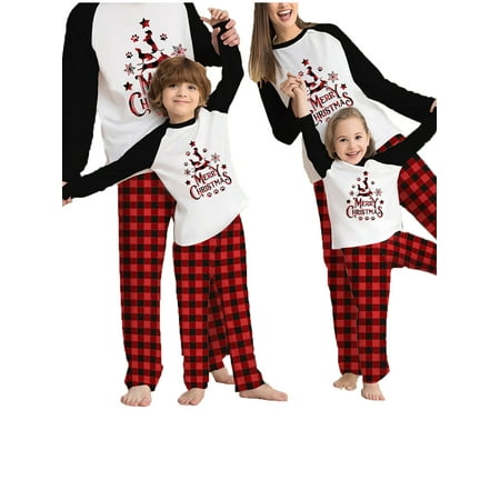 AMILIEe Family Matching Christmas Pajamas Set Holiday ClawLetter Print Sleepwear Xmas PJS Set for Couples and Kids
AMILIEe Family Matching Christmas Pajamas Set Holiday ClawLetter Print Sleepwear Xmas PJS Set for Couples and Kids
