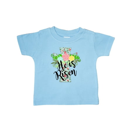 Inktastic He Is Risen Floral Print Cross with Beautiful Flowers Gift Baby Boy or Baby Girl T-Shirt
Inktastic He Is Risen Floral Print Cross with Beautiful Flowers Gift Baby Boy or Baby Girl T-Shirt