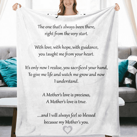 Gifts for Mom Mothers Day Birthday Romantic Gifts for Mom Blanket Mom Valentines Day Gifts Mom Romantic Gifts Mom Gifts from Daughter Son XL-150*200cm
Gifts for Mom Mothers Day Birthday Romantic Gifts for Mom Blanket Mom Valentines Day Gifts Mom Romantic Gifts Mom Gifts from Daughter Son XL-150*200cm