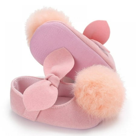 Baby Dress Shoes Infant Girls Soft Sole Flats with Hairball Moccasins First Walkers Shoes Non-Slip Princess Dress Shoes Pink
Baby Dress Shoes Infant Girls Soft Sole Flats with Hairball Moccasins First Walkers Shoes Non-Slip Princess Dress Shoes Pink
