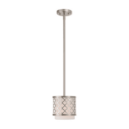 World of Crystal Vega Mini Pendants Brushed Nickel Steel 1-light