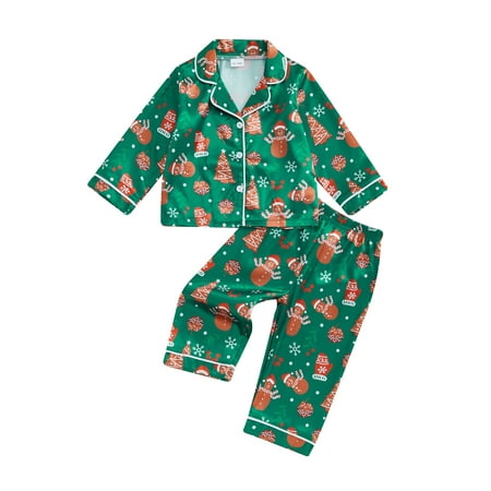 Jusbysis Kid Girls Boys Christmas Pajamas Set Toddler Santa/Snowman Print Long Sleeve Shirts Tops Long Pants 2Pcs Lounge Suit Sleepwear
Jusbysis Kid Girls Boys Christmas Pajamas Set Toddler Santa/Snowman Print Long Sleeve Shirts Tops Long Pants 2Pcs Lounge Suit Sleepwear