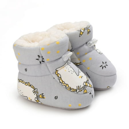 Lovebay Prewalker Toddler Boots Lamb Wool Soft Anti-Slip Sole Warm Winter Snow Boots for Infant Baby Girls Boys Unicorn 6-12 Months
Lovebay Prewalker Toddler Boots Lamb Wool Soft Anti-Slip Sole Warm Winter Snow Boots for Infant Baby Girls Boys Unicorn 6-12 Months